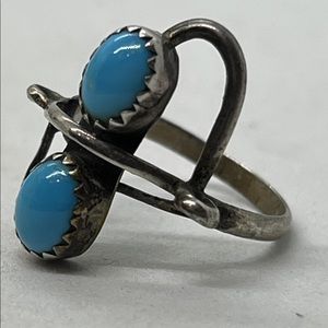 Just in- VTG sterling and turquoise ring